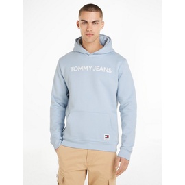 Tommy Jeans Kapuzensweatshirt »TJM REG BOLD CLASSICS HOODIE EXT«, mit Logodruck auf der Brust, Gr. L, Breezy Blue, , 35044965-L