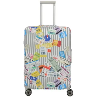 Travelite Kofferhülle M multicolor Tickets