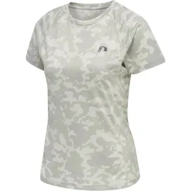 New Line Newline T-Shirt Raglanärmel Women Running Laufen Damen oyster mushroom aop S