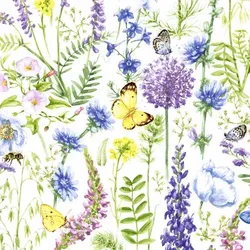 240 Duni Tissue-Servietten 33 x 33 cm Springtime 3-lagig