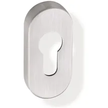 Hewi Schutzrosettenpaar oval Edelstahl Schwarz/Weiß 316XAES