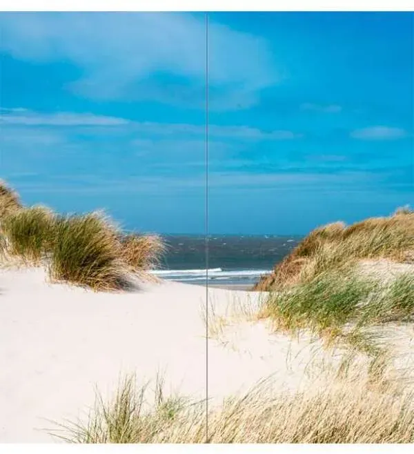 DM-WIN Duschmeister Duschrückwand Motiv Set Nordsee - Duschkabine