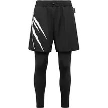 Plein Sport Herren, Tight SCRATCH, schwarz 4XL