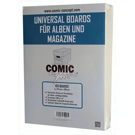 x-comics Comic Concept Comic Boards Magazine Size (100 St.) - Weiß