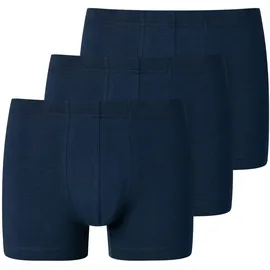 SCHIESSER Herren 3 Pack Unterwäsche Mit Weichem Bund - 95/5 Organic Boxershorts, Dunkelblau_173988, 4XL Große Größen EU