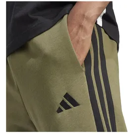 adidas Essential 3-Streifen, OLISTR/BLACK, L