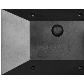 rl live your light Außenstrahler Kunststoff Metall schwarz 1 Watt inkl. Dämmerungssensor IP44