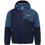 Jack Wolfskin Unisex Kinder Turbulence Hooded Jkt Softshelljacke, Night Blue, 164