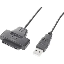 Renkforce USB 2.0 Adapterkabel [1x USB 2.0 Stecker A - 1x Micro-SATA-Kombi-Stecker 7+9pol.] 0.48m