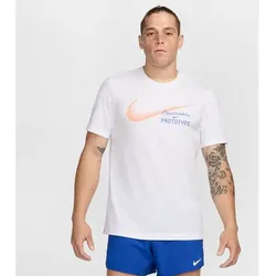 NIKE Herren Sweatshirt M NK DF TEE FOUNDERS, WHITE, M