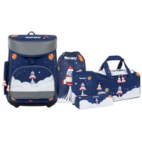 muwo Lil Elon Schulranzen Set 5tlg. - Blau