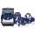 muwo Lil Elon Schulranzen Set 5tlg. - Blau