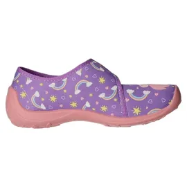 Fischer Markenschuh Hausschuh Lila 31