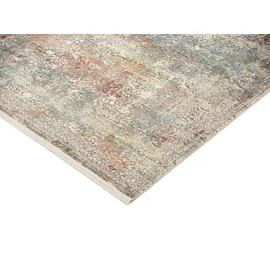 OCI DIE TEPPICHMARKE Teppich OCI DIE TEPPICHMARKE "BESTSELLER CAVA", bunt (multi), B:300cm H:8mm L:400cm, Kunstfaser, Viskose, Teppiche, Teppich, Glanz Viskose, mit Fransen, Hoch Tief Struktur, Vintage, Wohnzimmer, Topseller