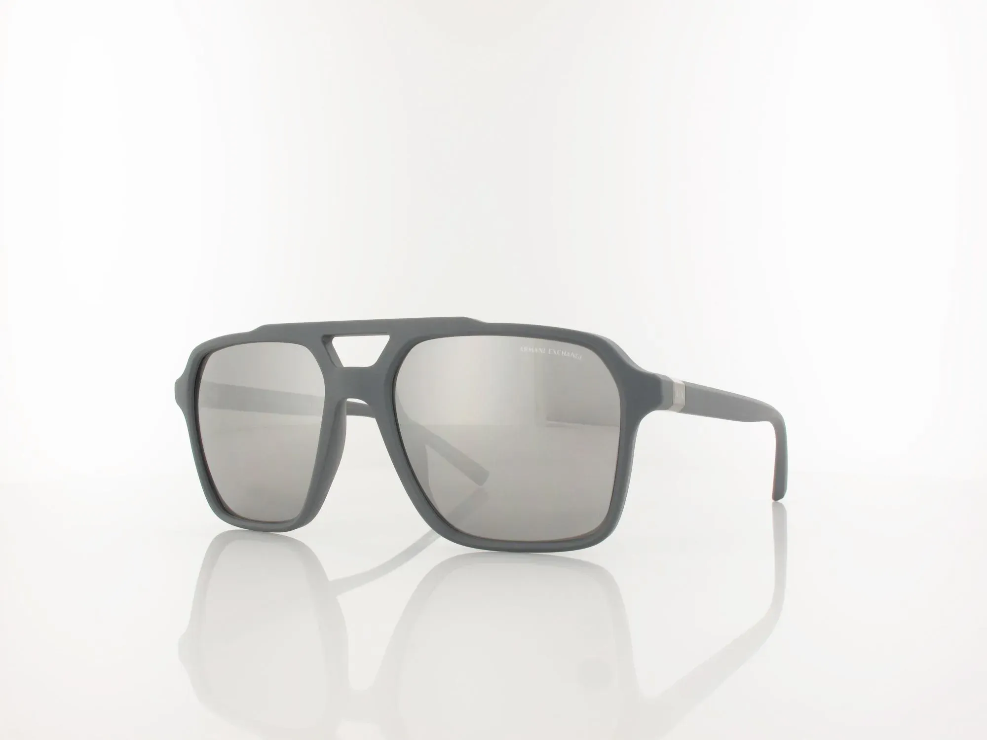 Armani Exchange AX4166S 8400Z3 57 matte grey / grey mirror silver polar