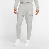 Nike Sportswear Club Fleece Herren-Cargohose Dark Grey Heather/Matte Silver/White XS