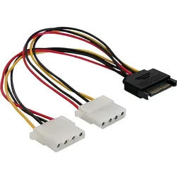 Delock Netzteil 15 PIN SATA Power interne Stromversorgung 4-polig W