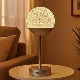 GLOBO Tischleuchte Silber 2 St.