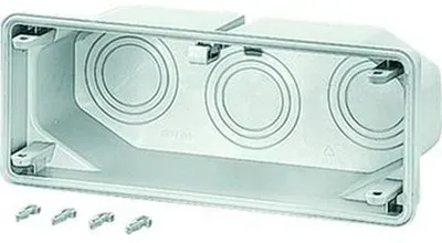 Einführungsflansch Kst 300x100mm unbeh Kabelverschr Vorprägungen