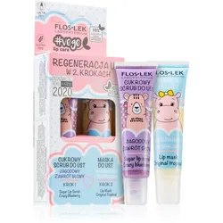 FlosLek Laboratorium Vege Lip Care Regeneration Geschenkset für trockene Lippen