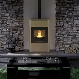 Aquaflam 25 Basic Wasserführender Kaminofen Creme 25,1 kW
