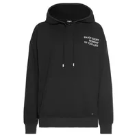 Buffalo Hoodie mit Statement Druck schwarz 40/42