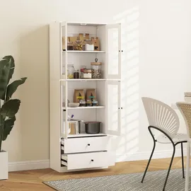 Homcom Küchenbuffet 59 x 30 x 170 cm Weiß