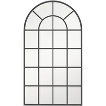 Homcom Wandspiegel Garderobenspiegel 110 x 62cm Flurspiegel mit Metallrahmen