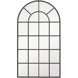 Homcom Wandspiegel Garderobenspiegel 110 x 62cm Flurspiegel mit Metallrahmen