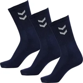 hummel Basic Socken 3 Paare Blau 36-40