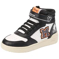 GEOX Jungen J Washiba Boy Sneaker, Schwarz, 24 EU