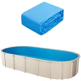 Vevor Ovale Poolfolie blau 730x375x147 cm