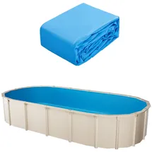 Vevor Ovale Poolfolie blau 730x375x147 cm