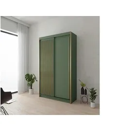 bettso Schwebetürenschrank Tiara 150 x 216 x 62 cm Grün