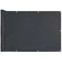 vidaXL Balkon-Sichtschutz 300 x 90 cm Anthrazit PVC