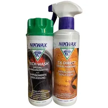 Nikwax Tech Wash + TX Direct Spray-Doppelpack 2 x 300 ml