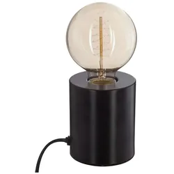 ATMOSPHERA - Tischlampe Schwarz 10,5X9Cm E27 (Glühbirne nicht enthalten)