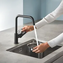 Grohe Start Einhebelmischer Schwarz Matt