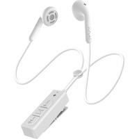 DEFUNC In-Ear Kopfhörer mit Krawattenmikrofon Design – Weiß (Kabellos),