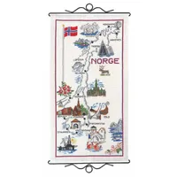 Permin Kreuzstich Stickpackung Norwegen Zählmuster, Multifarbig