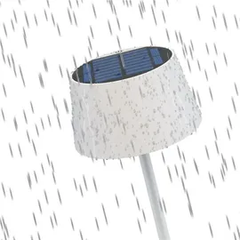 goobay Kabellose LED-Tischleuchte Solar, weiß