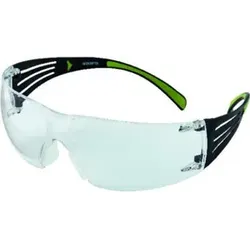 3M Schutzbrille SecureFit-SF400 Bügel schwarz grün PC-Scheibe klar EN166 EN170