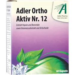 Adler Ortho Aktiv Nr. 12 Kapseln (Ernährungsphysiologische Ergänzung zu Schüßler Anwendung)