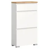 xonox.home Schuhkipper - Nox Eiche Dekor - eine Schublade - 2 Klappen