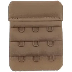BH Verlängerung 3 reihig 45mm beige elastisch BH Erweiterung Verlängerer Damen Unterwäsche Komfort Kleidung Zubehör