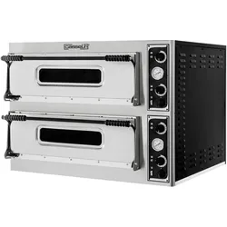 Elektrischer Pizzaofen 2x4 Pizzen 32cm CFRPE2432 Casselin