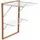 Arredamenti Italia APERTO Wandmontierter Kleiderständer 80 x 69 x 0 cm Kirsche