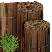 Sol Royal Dunkelbrauner Split Bambus Sichtschutz 160x600 cm – Sichtschutz Bambus Zaun Bambusmatte Gartensichtschutz Balkon Sichtschutzzaun – Natursichtschutz Witterungsbeständig B55