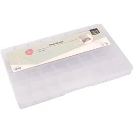 Vaessen Creative Aufbewahrungsbox 34,7 x 21,8 x 3,5 cm 1-tlg. Transparent