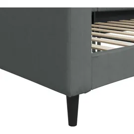 vidaXL Tagesbett 100 x 190 cm Dunkelgrau